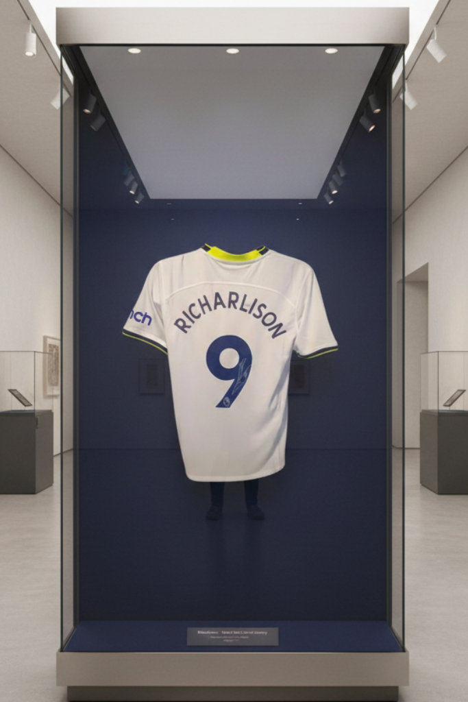 Richarlison Signed Tottenham Hotspur 2022/23 Shirt, front view