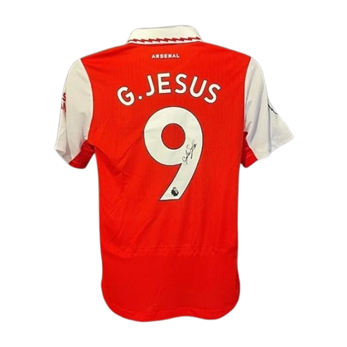Gabriel Jesus' Arsenal 2022/23 Signed Shirt