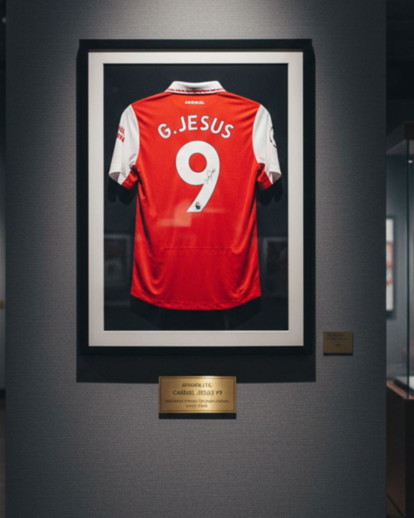Gabriel Jesus' Arsenal 2022/23 Signed Shirt