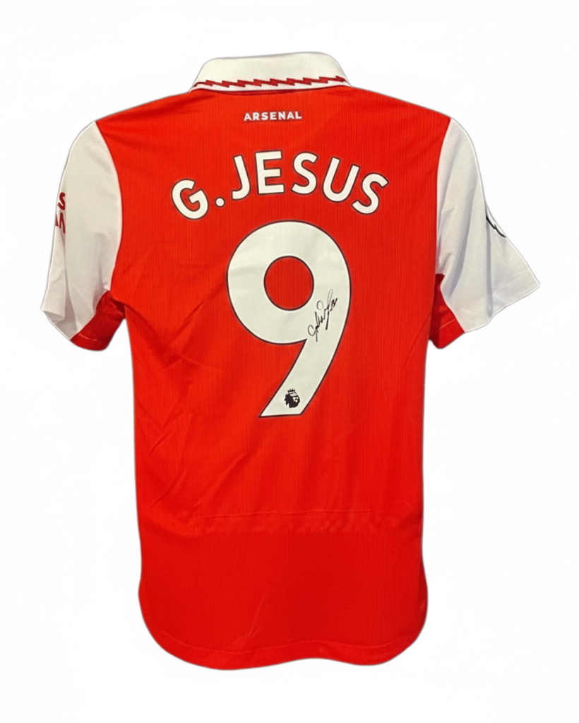 Gabriel Jesus' Arsenal 2022/23 Signed Shirt
