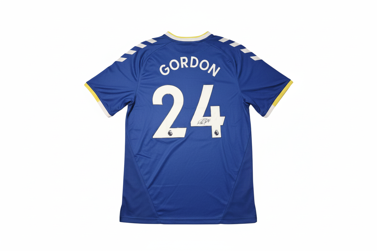 Signed Everton Shirt 2021/22 – Anthony Gordon