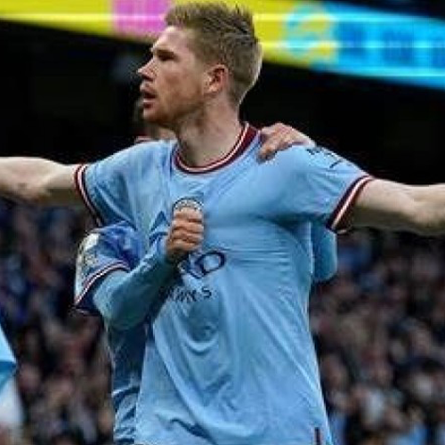 Kevin De Bruyne's Manchester City 2022/23 Signed Official Third Shirt