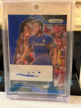 John Terry Signatures Autograph – 2024-25 Panini Prizm Premier League – Chelsea trading card, front