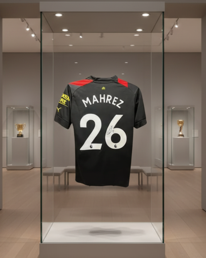 Riyad Mahrez Signed Manchester City Jersey