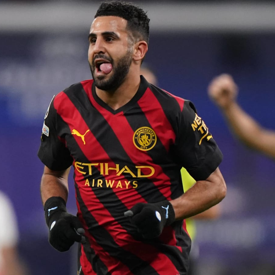 Riyad Mahrez Signed Manchester City Jersey