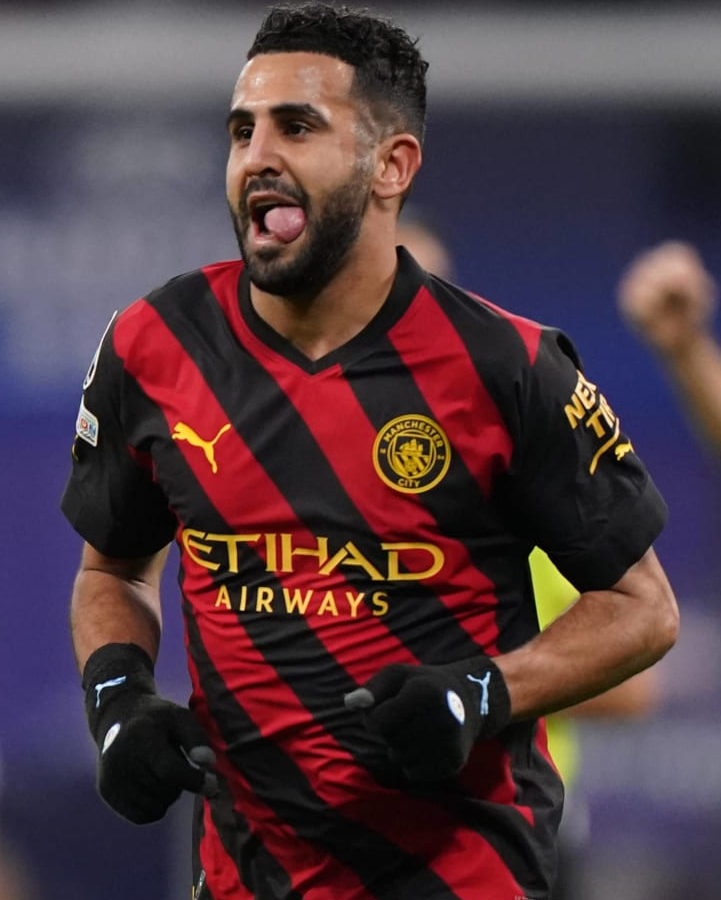 Riyad Mahrez Signed Manchester City Jersey