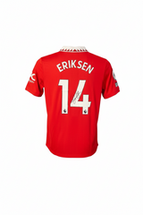 Christian Eriksen Signed Manchester United Home Shirt – #14