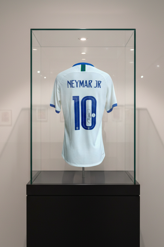 Neymar Jr Signed Brazil 2019/20 Away Shirt, front view