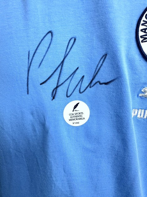 Manchester City Official T-Shirt - Signed by Phil Foden