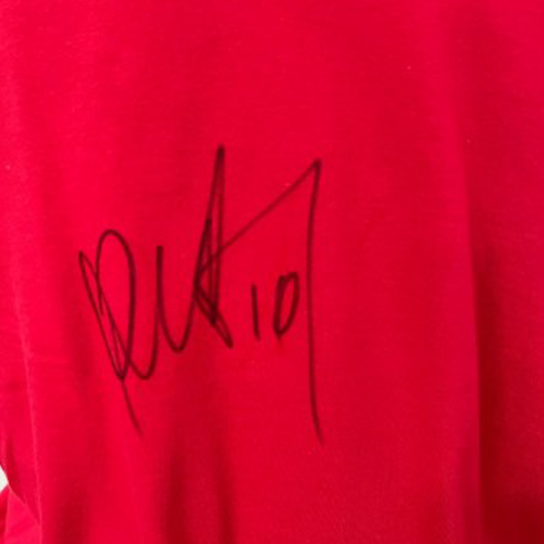 Benfica Retro Shirt - Signed by Rui Costa