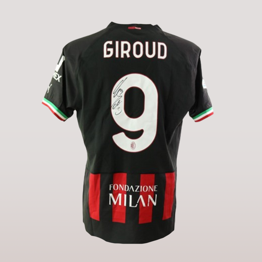 Milan Jersey signed by Olivier Giroud