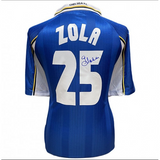 Zola Chelsea 1998 UEFA Cup Winners' Cup Signed Shirt
