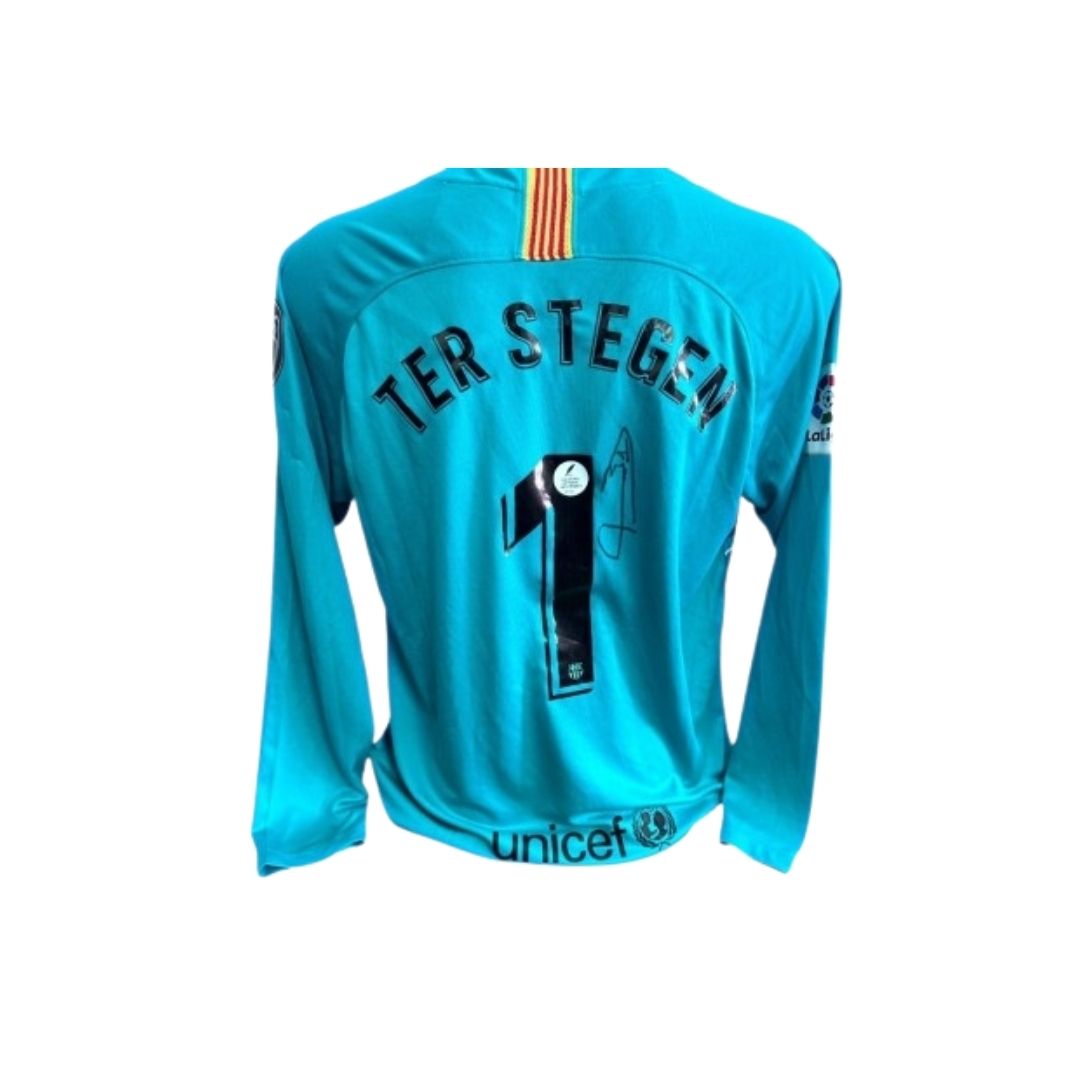 Barcelona 2019/20 Signed Shirt – Ter Stegen
