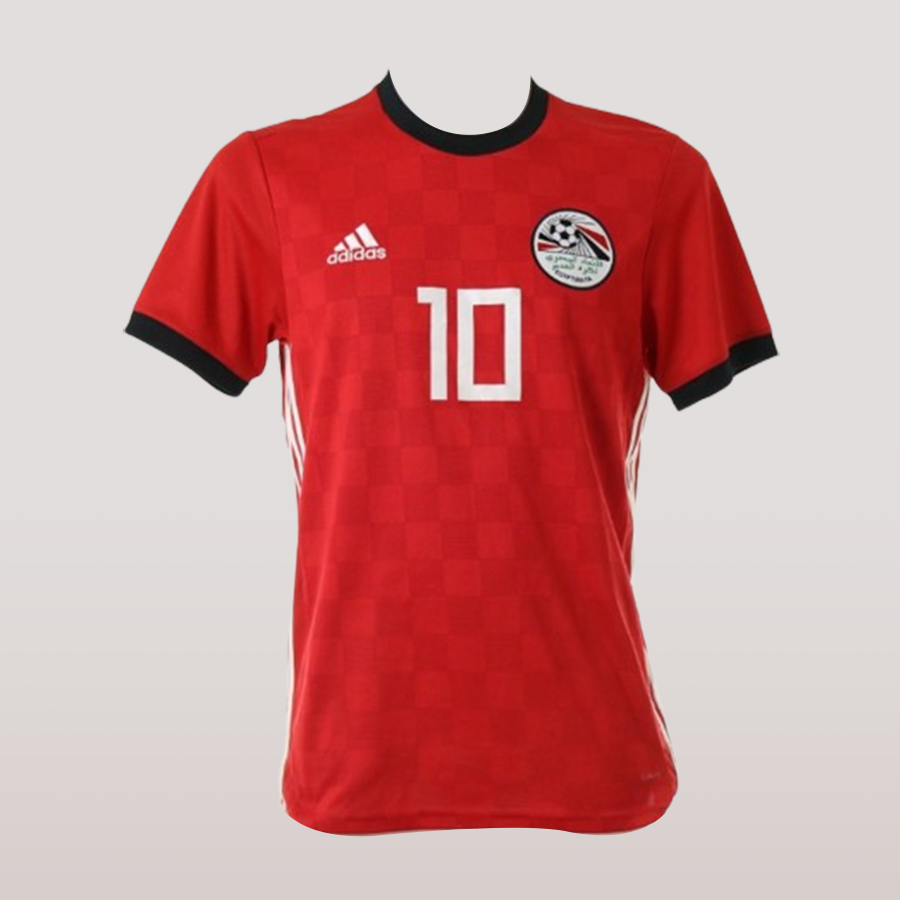 Egypt National Team Jersey signed by Mohamed Salah
