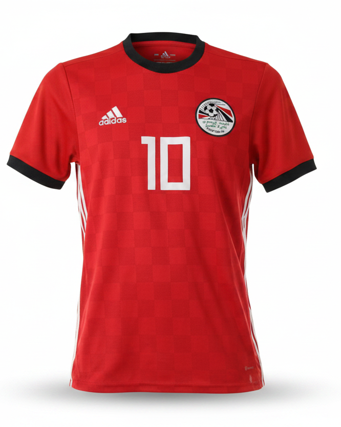 Egypt National Team Jersey signed by Mohamed Salah