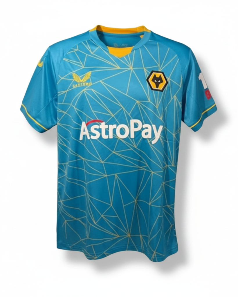 Diego Costa's Wolves 2022/23 Signed Away Shirt