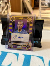 João Pedro 27/50 Gold Autograph – 2025-26 Topps UEFA Champions League – Chelsea trading card, front