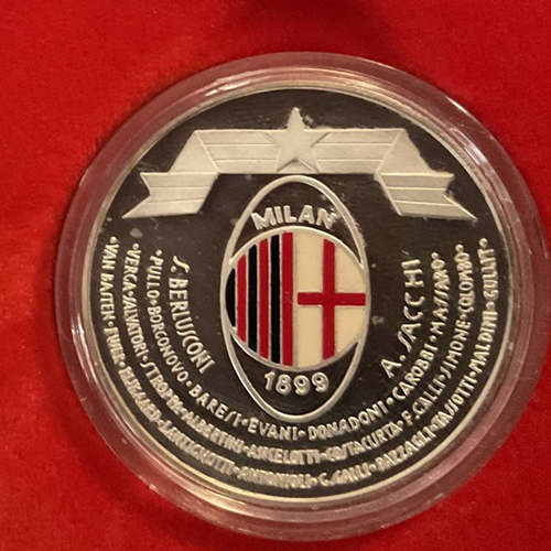Official AC Milan Celebratory Intercontinental Medal, 1989
