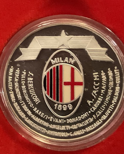 Official AC Milan Celebratory Intercontinental Medal, 1989