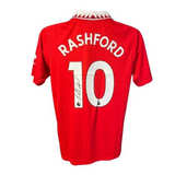 Marcus Rashford's Manchester United 2022/23 Signed Official Shirt