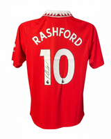 Marcus Rashford's Manchester United 2022/23 Signed Official Shirt