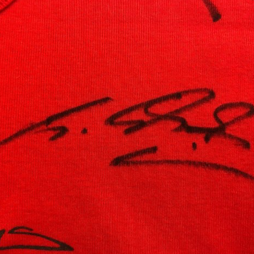 Face Mask Signed by Felipe Massa and Michael Schumacher
