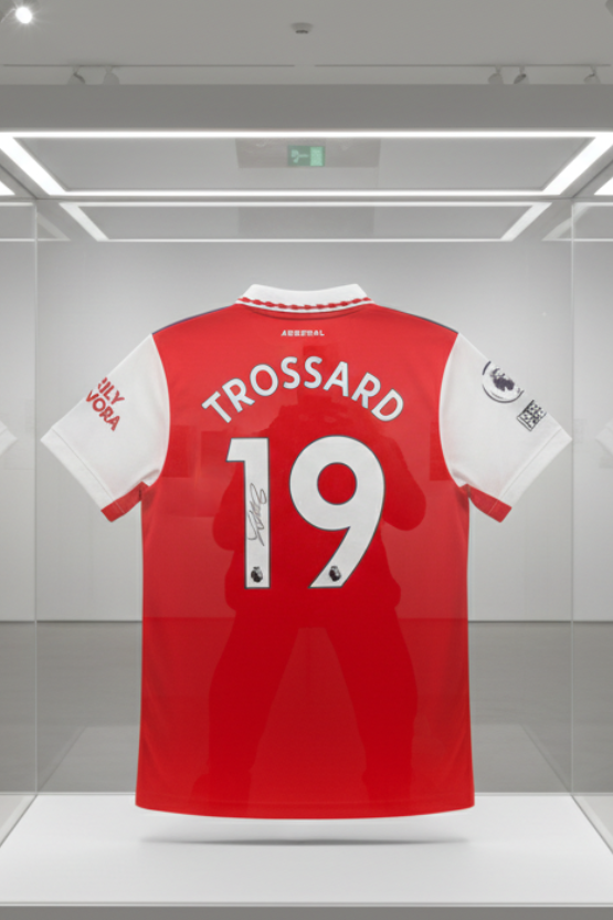 Leandro Trossard Signed Arsenal 2022/23 Shirt, front