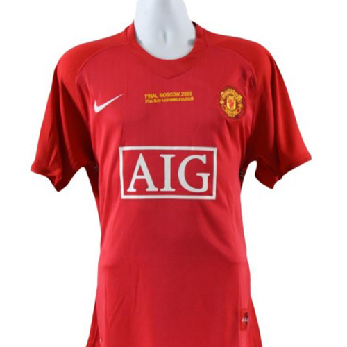 Manchester United shirt tag detail