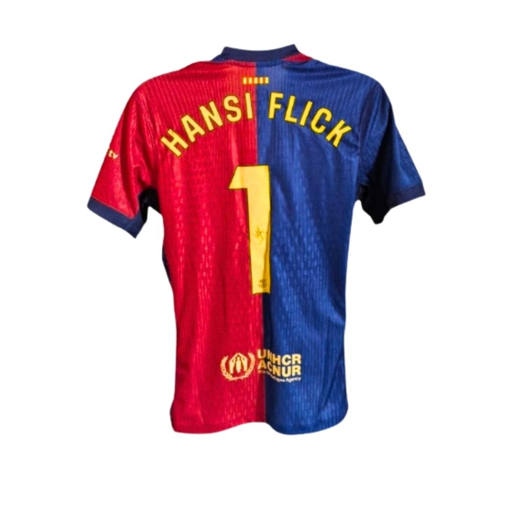Barcelona 2023/24 Signed Shirt – Hansi Flick