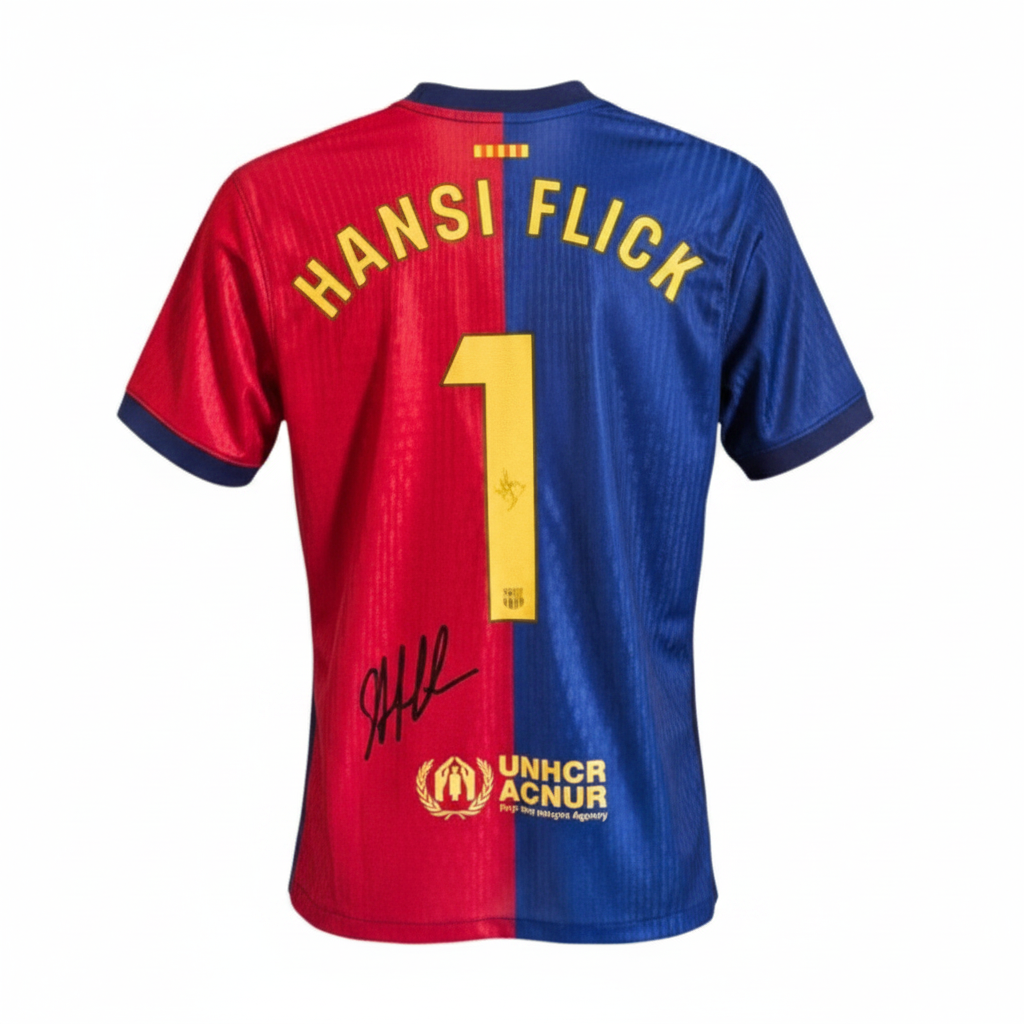 Barcelona 2023/24 Signed Shirt – Hansi Flick