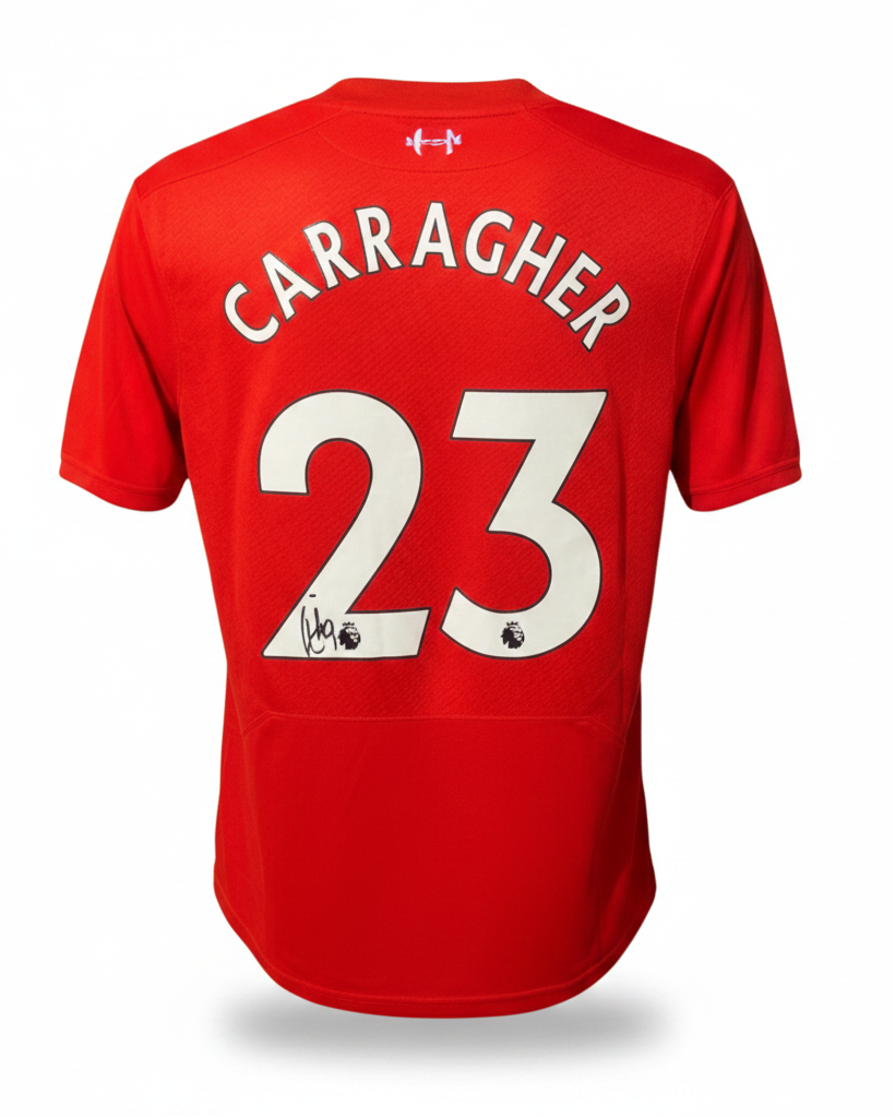 Jamie Carragher's Liverpool 2005 Champions League Signed Shirt