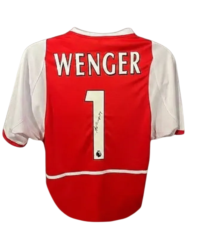 Arsenal 2002/04 Shirt – Hand-Signed by Arsène Wenger | The Invincibles