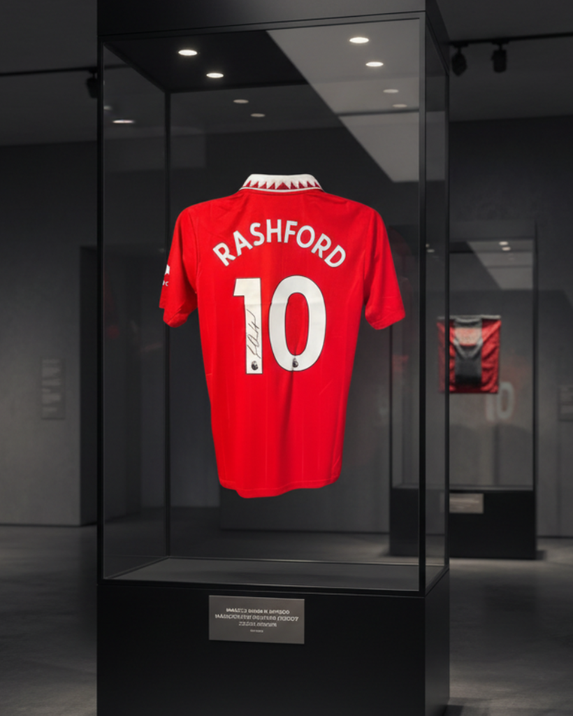 Wayne Rooney Signed Man United Shirt, back