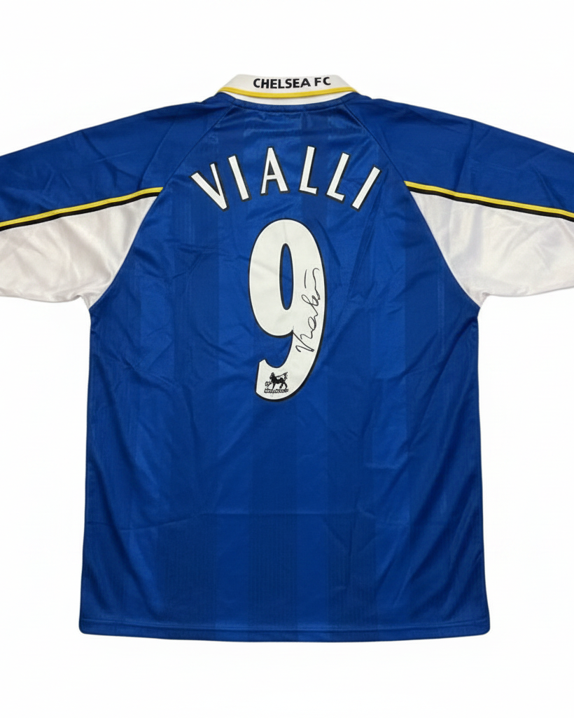 Vialli's Official Chelsea Signed Shirt, 1996/97