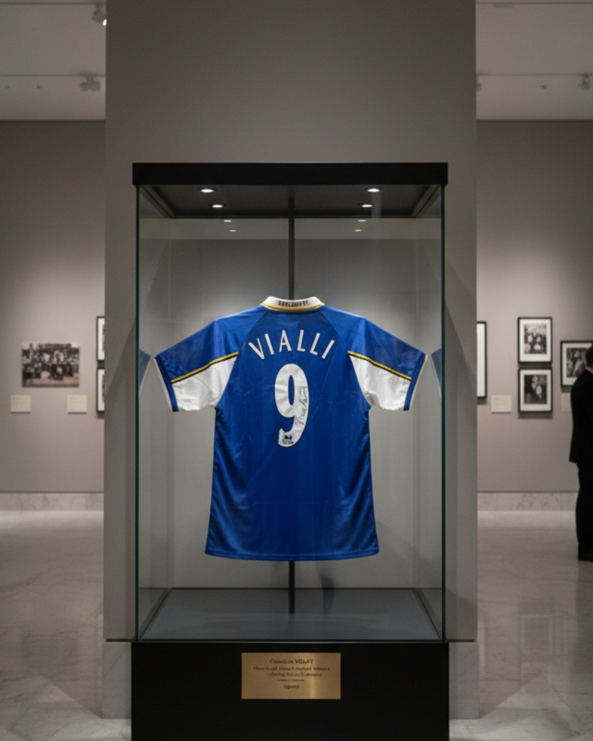 Vialli's Official Chelsea Signed Shirt, 1996/97