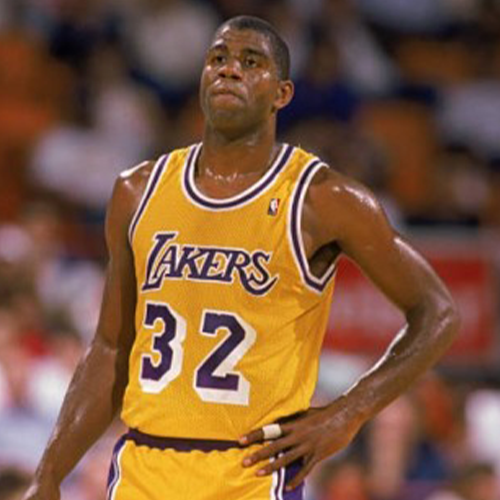 Magic Johnson Official Lakers Signed Jersey