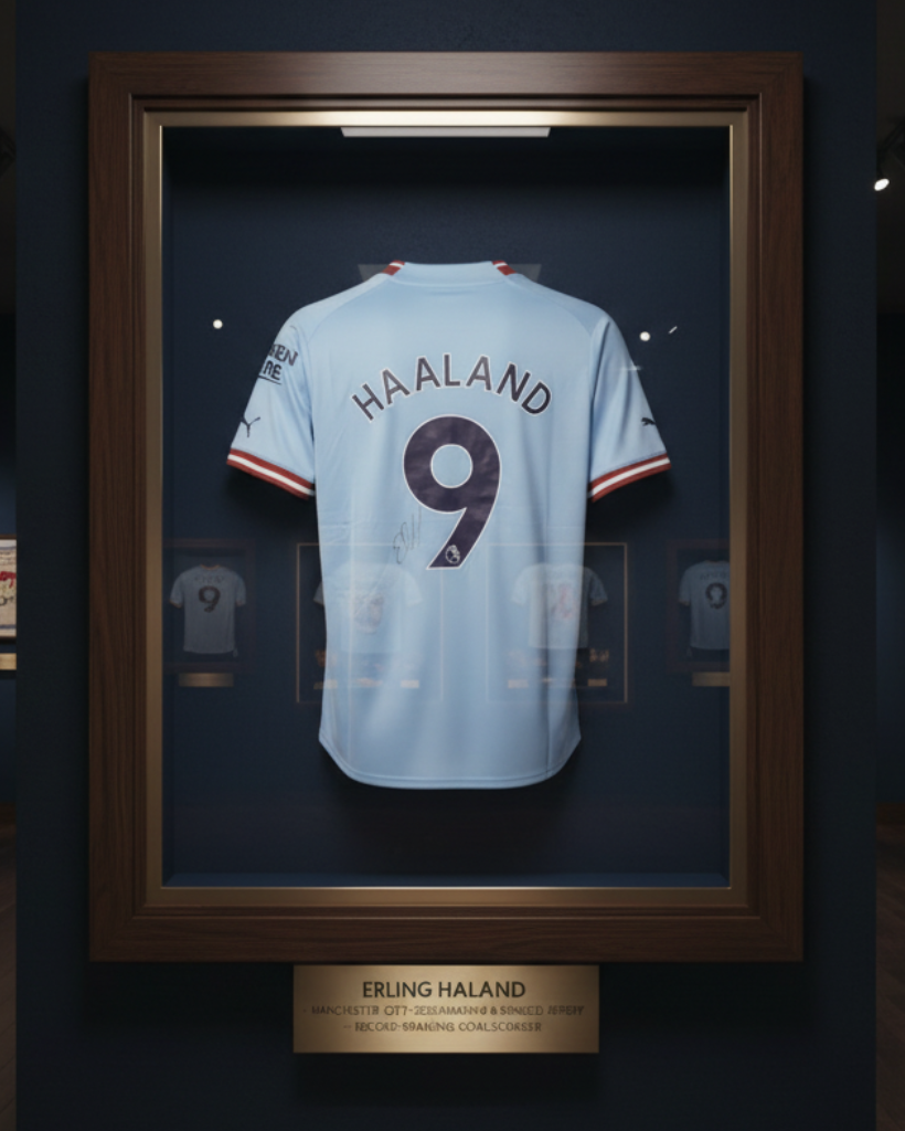 Erling Haaland's Manchester City Signed Shirt - 2022/23