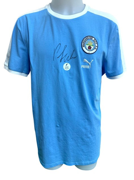 Manchester City Official T-Shirt - Signed by Phil Foden