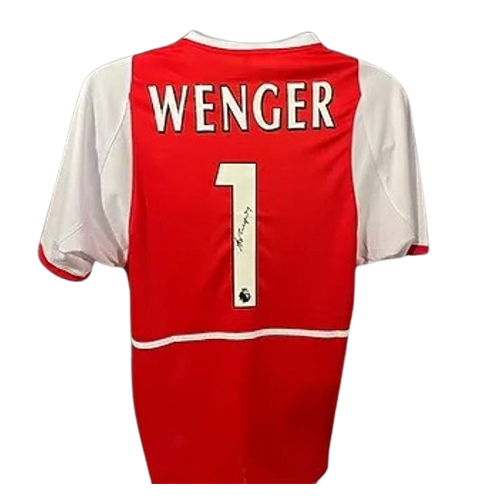 Arsène Wenger's Arsenal Invincibles 2002/04 Signed Shirt