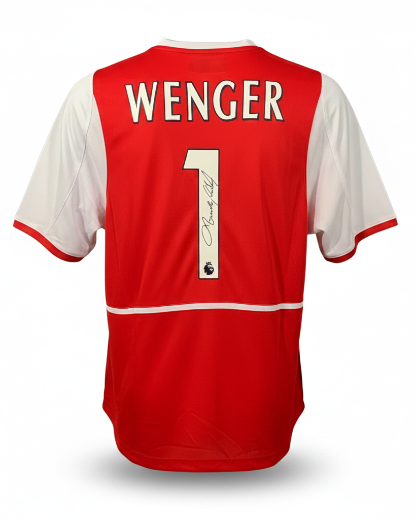Arsène Wenger's Arsenal Invincibles 2002/04 Signed Shirt
