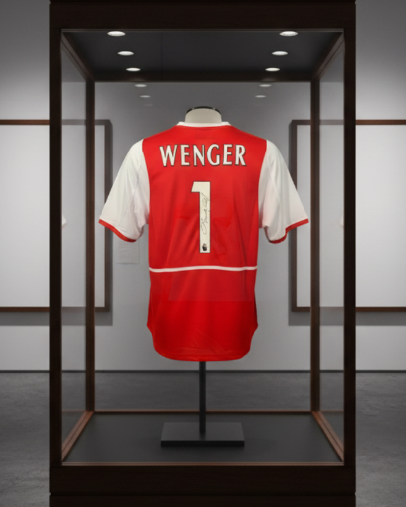 Arsène Wenger's Arsenal Invincibles 2002/04 Signed Shirt