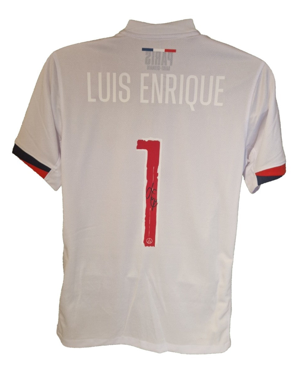 Luis Enrique Signed PSG 2024-25 Away Football Shirt