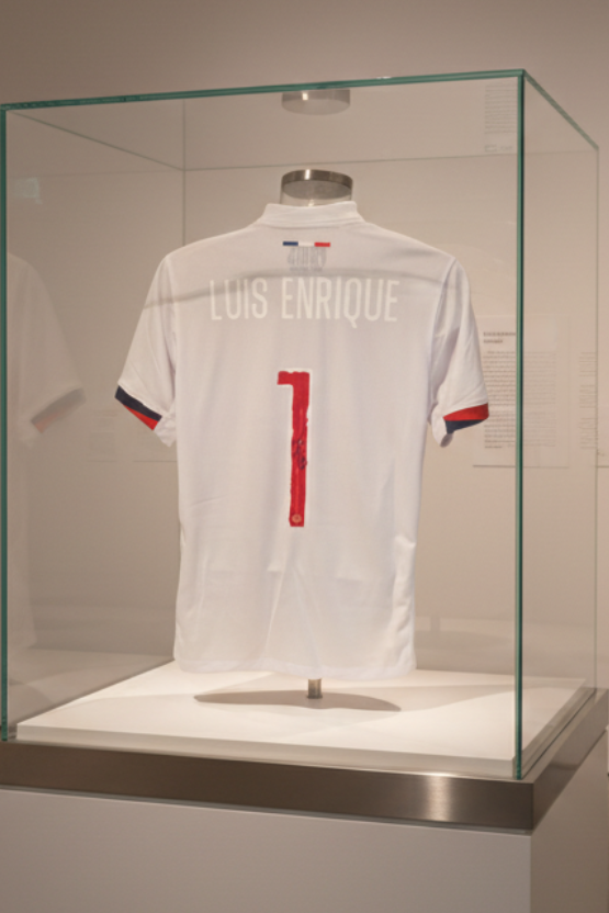 Luis Enrique Signed PSG 2024-25 Away Shirt, front view