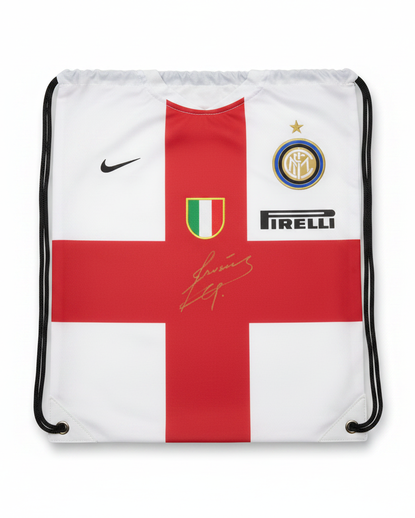 Inter Stadium Gym Sack - Signed by Javier Zanetti