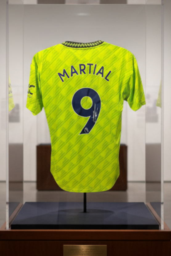 Anthony Martial Signed Manchester United 2022/23 Third Shirt, front