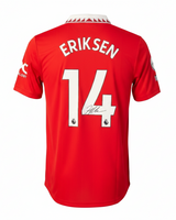 Christian Eriksen's Manchester United Signed Shirt - 2022/23