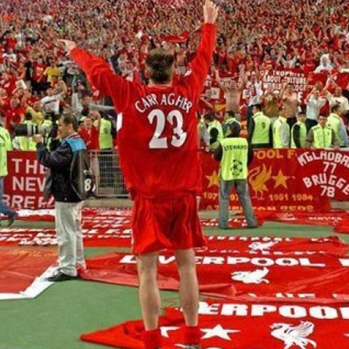 Jamie Carragher's Liverpool 2005 Champions League Signed Shirt