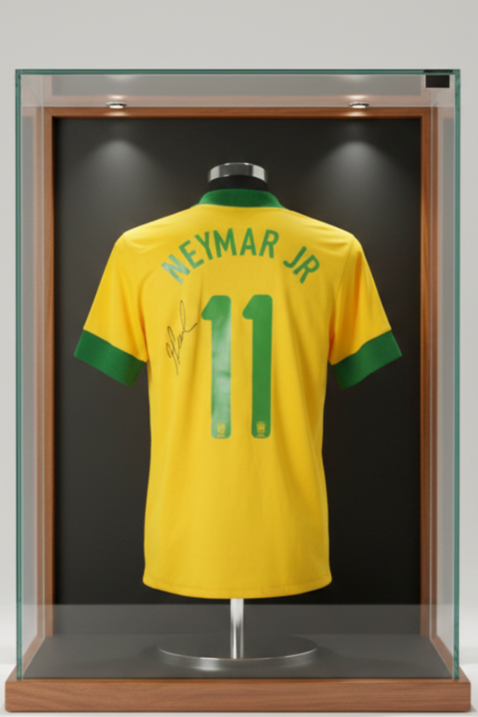 Neymar Jr. Signed Brazil Jersey, front
