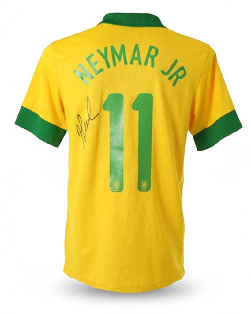 Brazil National Team Jersey signed by Neymar Jr.