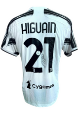 Higuain Signed Juventus Shirt 2020/21, back